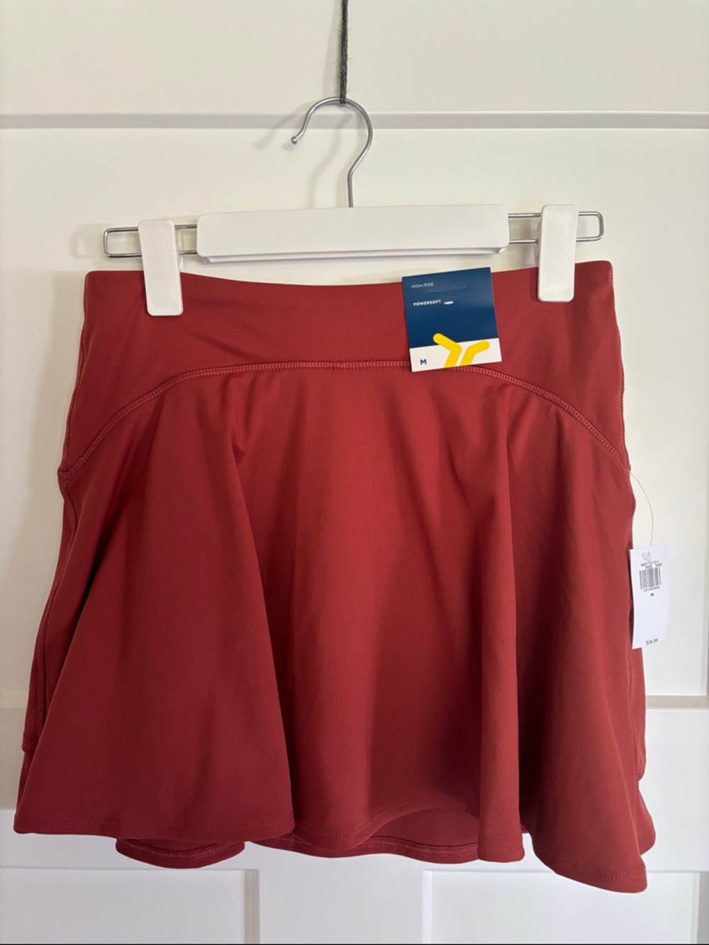 Old Navy Brick Red Mini Athletic Skort